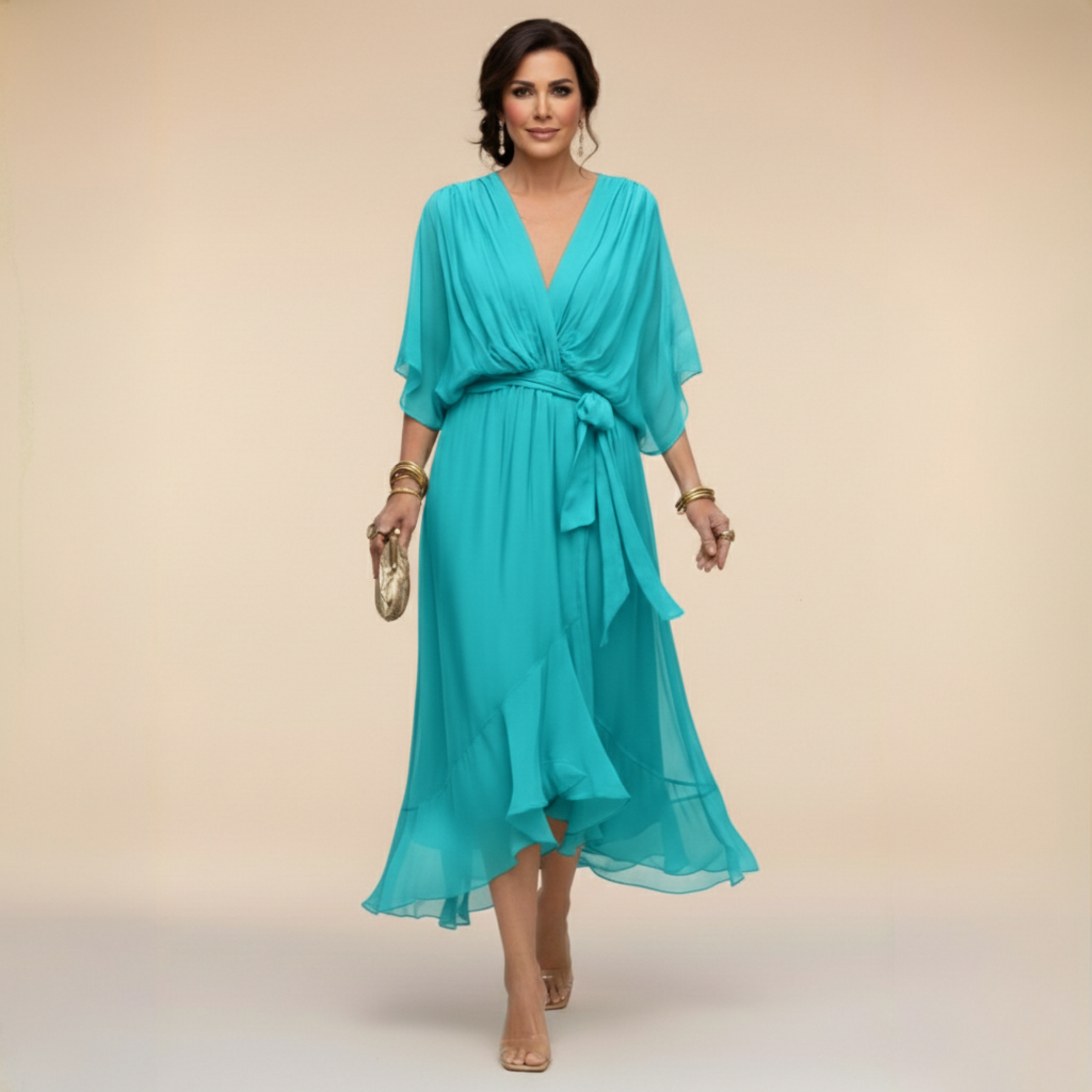 Lucía™ | Vestido Midi Elegante