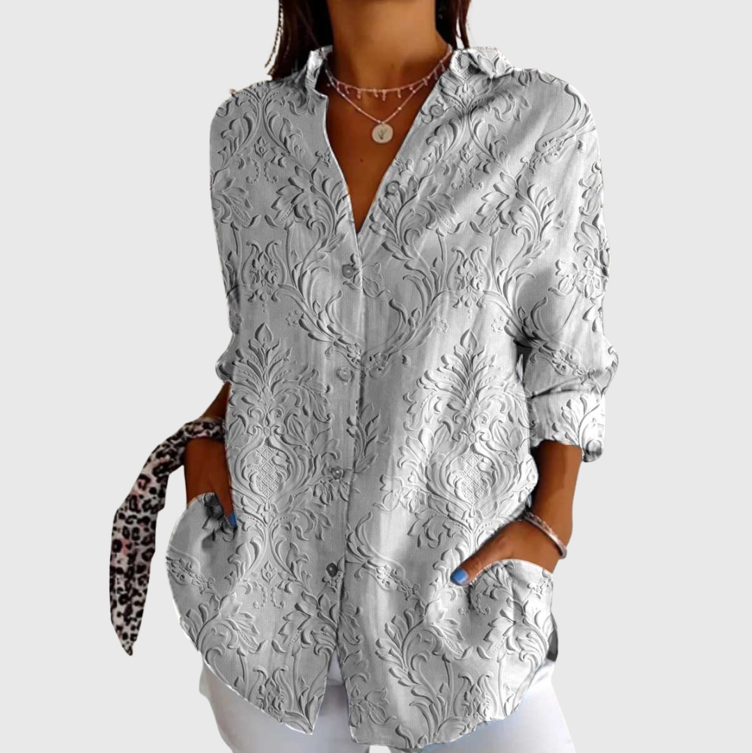 Blusa ligera y colorida con estampado