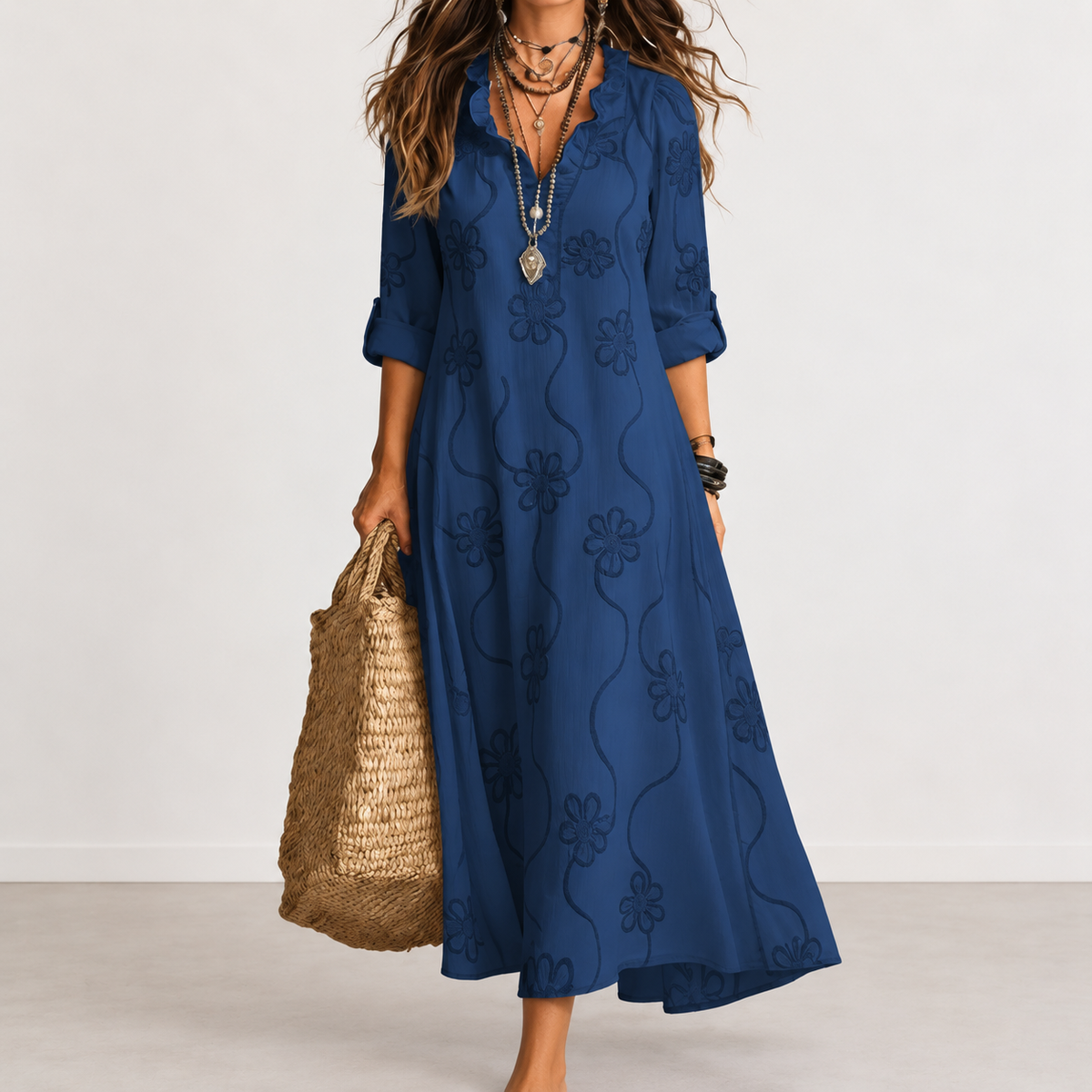 EVELYN MELBOURNE | FLORAL MAXI DRESS FOR WOMEN