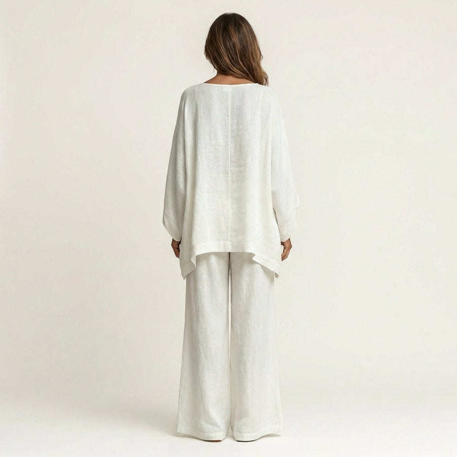 Amaya | Conjunto Boho en Mezcla de Lino