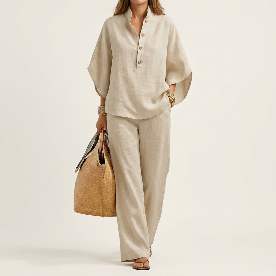 Luciana | Conjunto de Dos Piezas en Lino