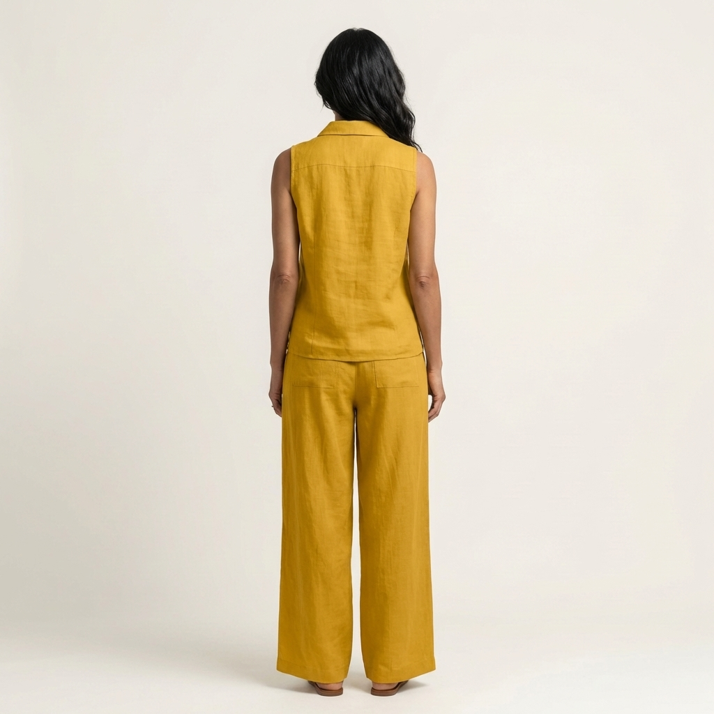 Vera | Conjunto de Top Cruzado y Pantalón Ancho