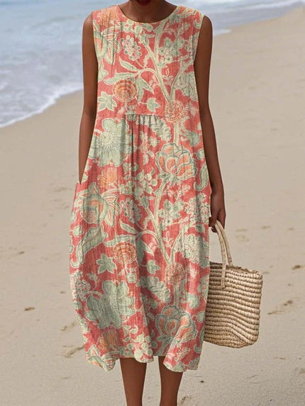 Elin - Vintage Floral Dress